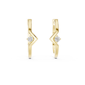 Luneth 2.50 × 1.25 mm Baguette Diamond Earrings