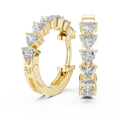 Liorenne 3.50 mm Heart-Cut Diamond Earrings