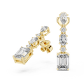 Nivara Multi-Shape Diamond Earrings