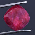 Cushion Cut, Certified RARE 11.83 Ct Ruby Gemstone, Strengthens authority, name, fame, and success!