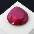 Natural Ruby Gemstone – 24.70 Cts of Pure Elegance, Certified, Boosts Vitality and Energy, Pear Cut