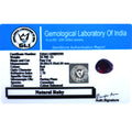 Natural Ruby Gemstone – 24.70 Cts of Pure Elegance, Certified, Boosts Vitality and Energy, Pear Cut