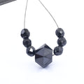 AAA Black Diamond Carbonado Loose Fancy and Round Faceted Drilled Beads , For making jewelry - ZeeDiamonds