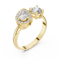 Vallorine 5.00 mm Diamond Ring