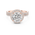 Cavelline 8.00 mm Diamond Ring