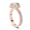 Cavelline 8.00 mm Diamond Ring
