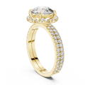 Cavelline 8.00 mm Diamond Ring
