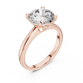 Evarielle 9 mm Diamond Ring
