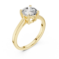 Zelvanya 7.4 mm Diamond Ring