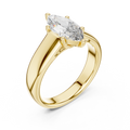 Zavienne 12 × 6 mm Diamond Ring