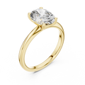 Celythra 9 × 7 mm Diamond Ring