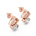 Lysandra 7 mm Diamond Earrings