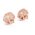 Liora 7.00 mm Diamond Halo Earrings