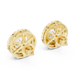 Liora 7.00 mm Diamond Halo Earrings