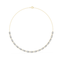 Isavelle 7.00 × 5.00 mm Diamond Necklace