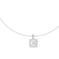 Elvarielle Princess & Round Diamond Pendant