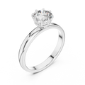 Eternal Solitaire 6.5 mm Diamond Ring