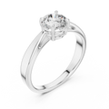 Lumière 6.5 mm Diamond Ring