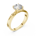 Elara 6.5 mm Diamond Solitaire Ring