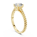 Evelune 6.5 mm Diamond Ring