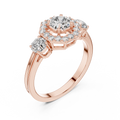 Genevieve 4.50 mm Diamond Ring