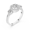 Genevieve 4.50 mm Diamond Ring