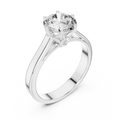 Elarienne 6.5 mm Diamond Ring