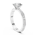 Rosavelle 6.5 mm Diamond Ring
