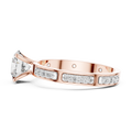 Rosavelle 6.5 mm Diamond Ring