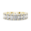 Virellia Emerald-Cut Diamond Eternity Ring