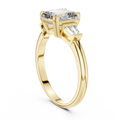 Isavelle 7 mm Emerald-Cut Diamond Ring