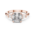 Isavelle 7 mm Emerald-Cut Diamond Ring