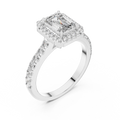 Valeriane 7 × 5 mm Emerald-Cut Diamond Ring