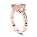 Caledria Emerald-Cut Diamond Ring