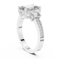 Caledria Emerald-Cut Diamond Ring