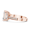 Caledria Emerald-Cut Diamond Ring