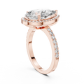 Thalienne 14.5 mm Pear Diamond Ring