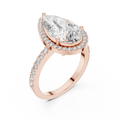 Thalienne 14.5 mm Pear Diamond Ring