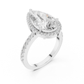 Thalienne 14.5 mm Pear Diamond Ring