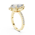 Thalienne 14.5 mm Pear Diamond Ring