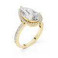 Thalienne 14.5 mm Pear Diamond Ring