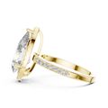 Thalienne 14.5 mm Pear Diamond Ring
