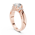 Elarienne 6.5 mm Diamond Ring