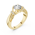 Elarienne 6.5 mm Diamond Ring