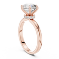 Novalisse 8 mm Diamond Ring