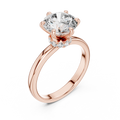 Novalisse 8 mm Diamond Ring