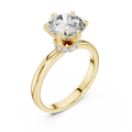 Novalisse 8 mm Diamond Ring