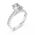 Ophirene Emerald cut Diamond Ring