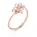 Evelisse Floral Diamond Ring
