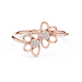 Evelisse Floral Diamond Ring